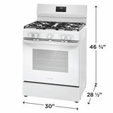 Frigidaire 30" Gas Range - (FCRG3052BW)