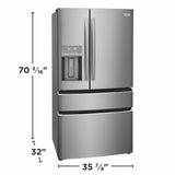 Frigidaire Gallery 21.5 Cu. Ft. Counter-Depth 4-Door French Door Refrigerator - (GRMC2273CF)