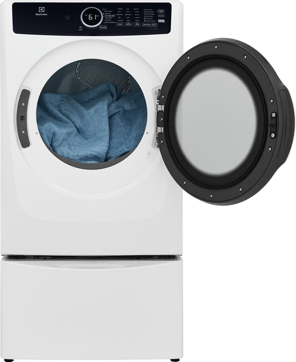 Electrolux Front Load Perfect Steam(TM) Electric Dryer with Instant Refresh - 8.0 Cu. Ft. - (ELFE7437AW)