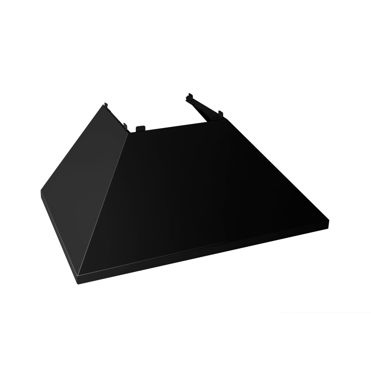 ZLINE Ducted DuraSnow Stainless Steel Range Hood with Black Matte Shell (8654BLM) - (8654BLM48)