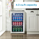 Danby 4.3 cu. ft. Free-Standing Beverage Center in Stainless Steel - (DBC434A1BSSDD)