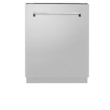 ZLINE 24" Tallac Series 3rd Rack Dishwasher in Custom Panel Ready with Stainless Steel Tub, 51dBa (DWV-24) - (DWV24)