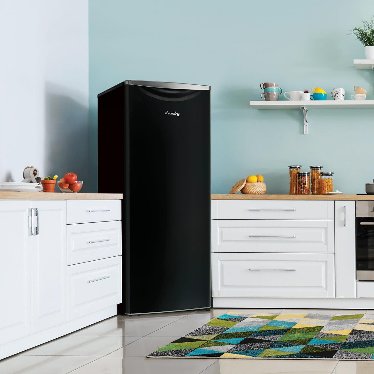 Danby 11.0 cu. ft. Apartment Size Fridge in Black - (DAR110A3MDB)