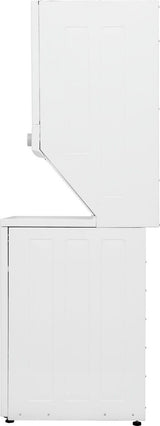 Frigidaire Electric Long Vent Stacked Laundry Center - 3.9 Cu. Ft Washer and 5.5 Cu. Ft. Dryer - (FLCE7523AW)