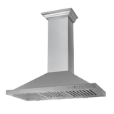 ZLINE Convertible Designer Series DuraSnow Stainless Steel Wall Mount Range Hood (8KBS) - (8KBS36)