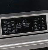 Caf(eback)(TM) 30" Smart Slide-In, Front-Control, Induction and Convection Double-Oven Range - (CHS950P2MS1)