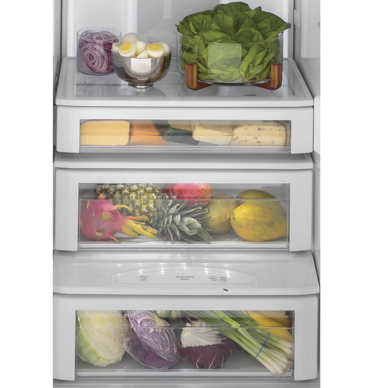 GE Profile(TM) Series 48" Smart Built-In Side-by-Side Refrigerator with Dispenser - (PSB48YSNSS)