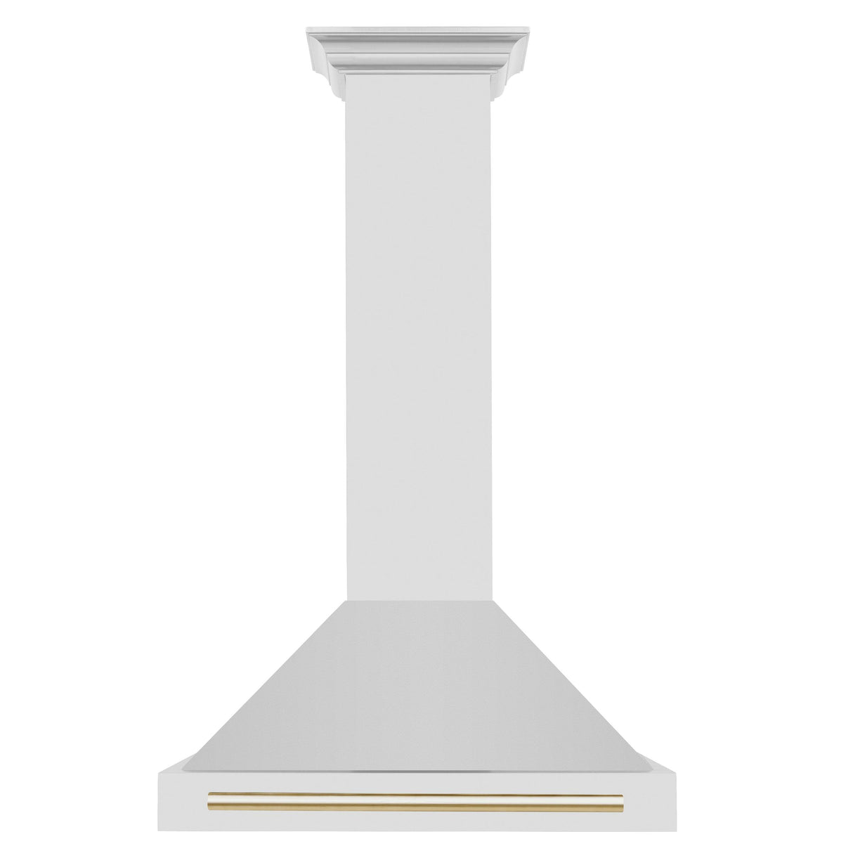 ZLINE 30 in. Autograph Edition Convertible Stainless Steel Range Hood with Stainless Steel Shell and Champagne Bronze Accents (KB4STZ-30) [Color: Gold Accents] - (KB4STZ30G)