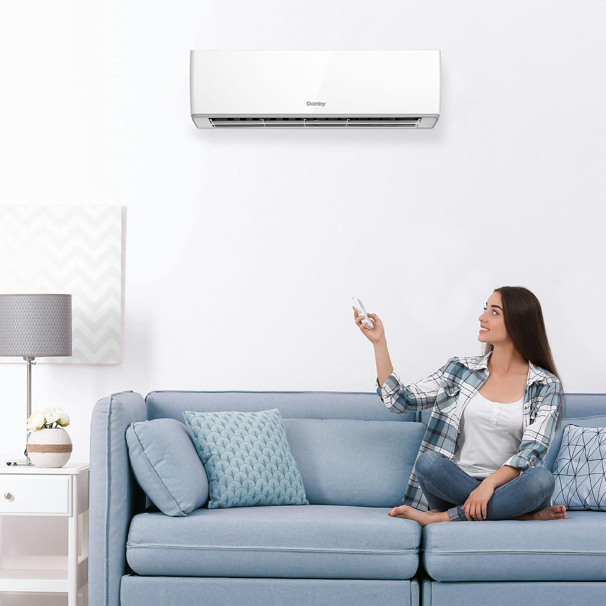 Danby 17000 BTU Mini-Split AC with Heat Pump in White - (DAS170GBHWDB)