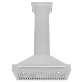 ZLINE 30 in. Convertible Fingerprint Resistant DuraSnow' Stainless Steel Range Hood with Stainless Steel Handle (KB4SNX-30) [Color: DuraSnow Stainless Steel] - (KB4SNX30)