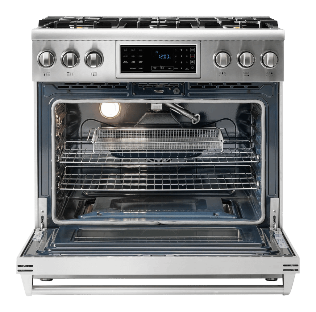 Thor Kitchen 36-inch Tilt Panel Gas Range - Professional - Model Trg3601 - (TRG3601)