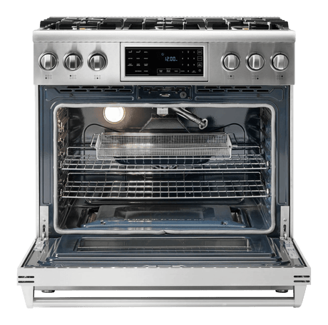 Thor Kitchen 36-inch Tilt Panel Gas Range - Professional - Model Trg3601 - (TRG3601)