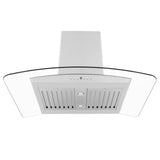 ZLINE Island Mount Range Hood in Stainless Steel & Glass (GL5i) - (GL5I30)