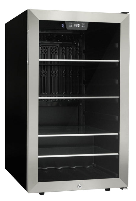 Danby 4.5 cu. ft. Free-Standing Beverage Center in Stainless Steel - (DBC045L1SS)