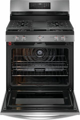 Frigidaire Gallery 30" Rear Control Gas Range with Total Convection - (GCRG3060BF)