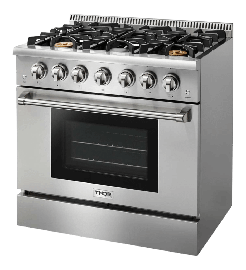 Thor Kitchen 36-inch Professional Gas Range - Hrg3618u - (HRG3618U)