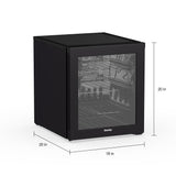 Danby 16 Bottle Free-Standing Wine Cooler in Black - (DWC018A1BDB)