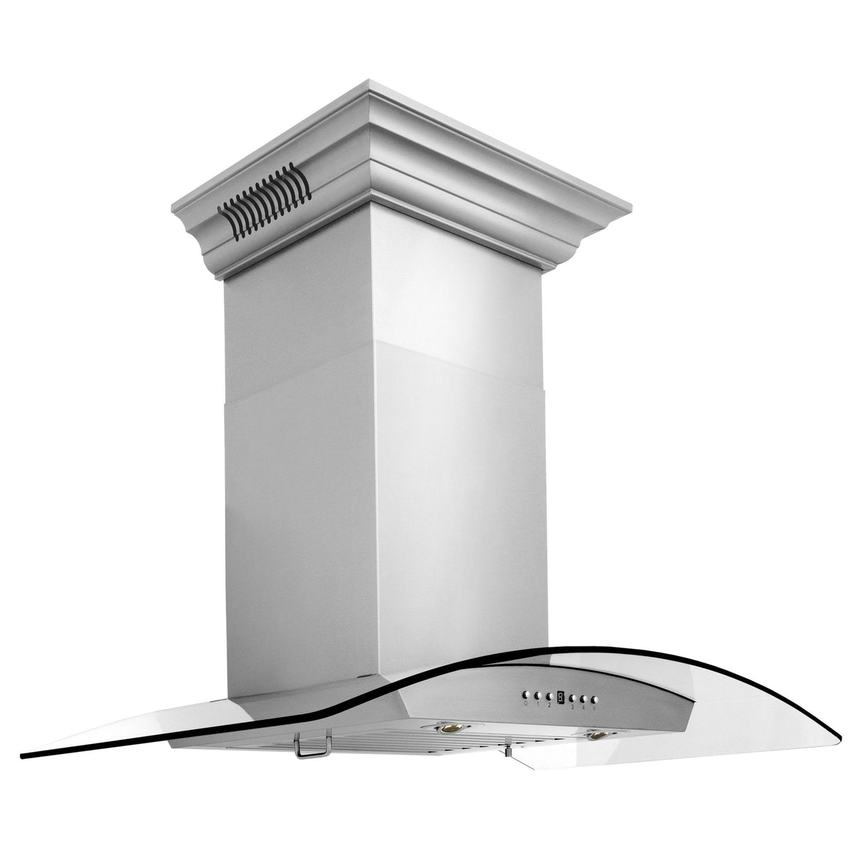 ZLINE Wall Mount Range Hood in Stainless Steel with Built-in ZLINE CrownSound Bluetooth Speakers (KZCRN-BT) - (KZCRNBT30)