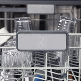 ZLINE 24" Monument Series 3rd Rack Top Touch Control Dishwasher with Stainless Steel Tub, 45dBa (DWMT-24) [Color: Red Matte] - (DWMTRM24)