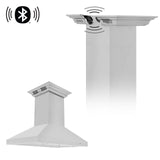 ZLINE Island Mount Range Hood in Stainless Steel with Built-in ZLINE CrownSound Bluetooth Speakers (KL3iCRN-BT) - (KL3ICRNBT42)