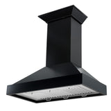 ZLINE Convertible Vent Wooden Wall Mount Range Hood in Black (KBCC) - (KBCC30)