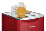 Danby 4.4 cu. ft. Retro Compact Fridge in Metallic Red - (DAR044A6LDB)