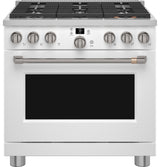 Caf(eback)(TM) 36" Smart All-Gas Commercial-Style Range with 6 Burners (Natural Gas) - (CGY366P4TW2)