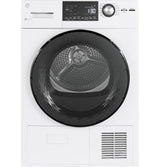 GE(R) ENERGY STAR(R) 24" 4.1 Cu.Ft. Front Load Ventless Condenser Electric Dryer with Stainless Steel Basket - (GFT14ESSMWW)