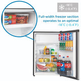 Danby 4.5 cu. ft. Compact Fridge with True Freezer in Stainless Steel - (DCR045B1BSLDB3)