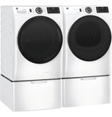 GE(R) ENERGY STAR(R) 7.8 cu. ft. Capacity Smart Front Load Electric Dryer with Sanitize Cycle - (GFD55ESSNWW)