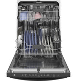 GE(R) ENERGY STAR(R) Top Control with Stainless Steel Interior Dishwasher with Sanitize Cycle & Dry Boost with Fan Assist - (GDT665SGNBB)