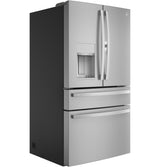 GE Profile(TM) ENERGY STAR(R) 27.9 Cu. Ft. Smart Fingerprint Resistant 4-Door French-Door Refrigerator with Door In Door - (PVD28BYNFS)