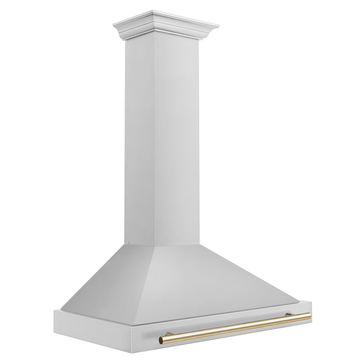 ZLINE 36 in. Autograph Edition Convertible Stainless Steel Range Hood with Stainless Steel Shell [Color: Gold Accents] - (KB4STZ36G)