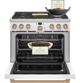 Caf(eback)(TM) 36" Smart All-Gas Commercial-Style Range with 6 Burners (Natural Gas) - (CGY366P4TW2)