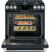 Caf(eback)(TM) 30" Smart Slide-In, Front-Control, Gas Range with Convection Oven - (CGS700P3MD1)