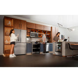 GE Profile(TM) 30" Smart Slide-In Front-Control Gas Double Oven Convection Fingerprint Resistant Range - (PGS960YPFS)