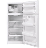 GE(R) ENERGY STAR(R) 17.5 Cu. Ft. Top-Freezer Refrigerator - (GIE18GTNRWW)