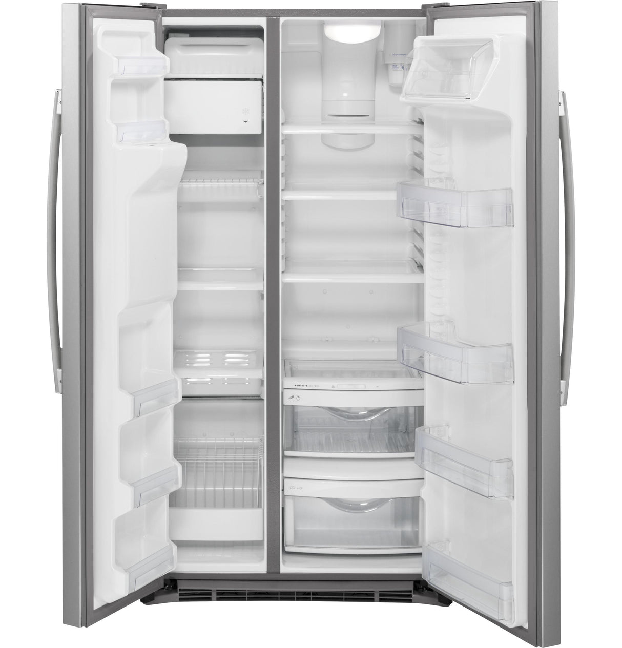 GE(R) 21.9 Cu. Ft. Counter-Depth Side-By-Side Refrigerator - (GZS22DSJSS)