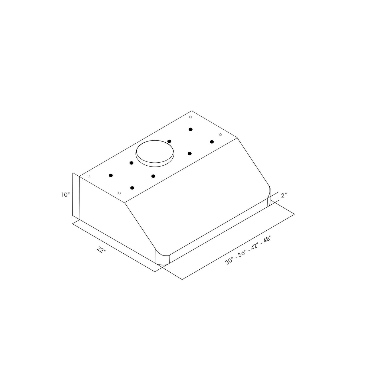 ZLINE Ducted Under Cabinet Range Hood in Stainless Steel (619) - (61930)