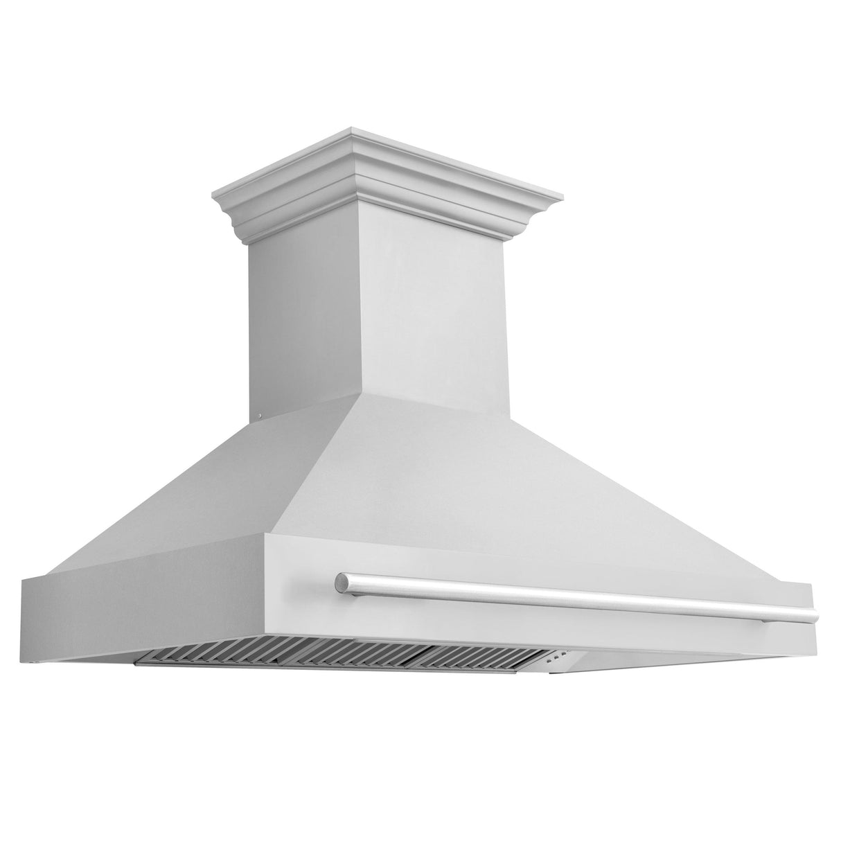 ZLINE 48 in. Stainless Steel Range Hood with Stainless Steel Handle (8654STX-48) [Color: Blue Gloss] - (8654STXBG48)