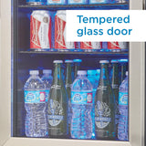 Danby 2.6 cu. ft. Free-Standing Beverage Center in Stainless Steel - (DBC026A1BSSDB)