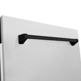 ZLINE Autograph Edition 24" 3rd Rack Top Control Tall Tub Dishwasher in DuraSnow Stainless Steel with Accent Handle, 51dBa (DWVZ-SN-24) [Color: Matte Black] - (DWVZSN24MB)