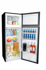 Danby 7.4 cu ft. Apartment Size Fridge Top Mount in Black - (DPF074B2BDB6)