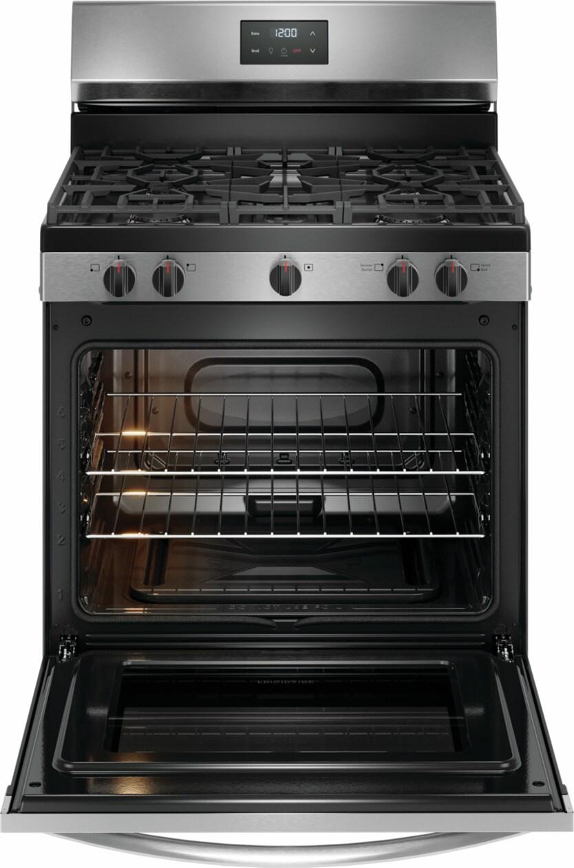 Frigidaire 30" Gas Range - (FCRG3052BS)