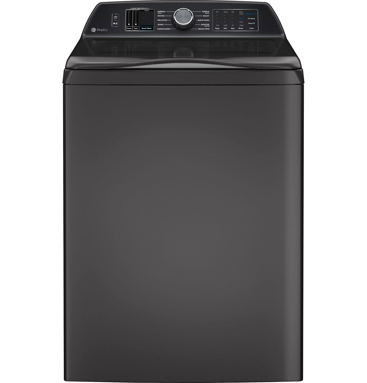 GE Profile(TM) ENERGY STAR(R) 5.4 cu. ft. Capacity Washer with Smarter Wash Technology and FlexDispense(TM) - (PTW700BPTDG)