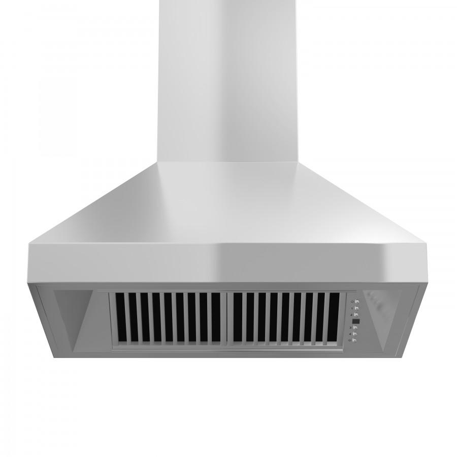 ZLINE Wall Mount Range Hood in Stainless Steel - Includes Remote Blower 400/700CFM Options (597-RD/RS) - (597RD30)