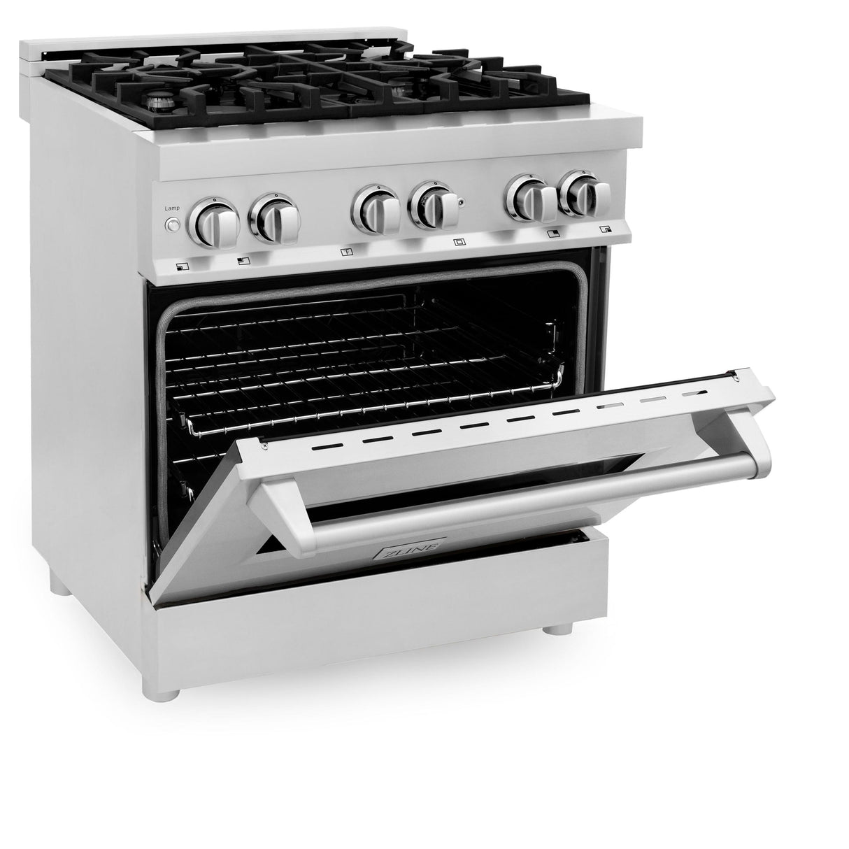 ZLINE 30 in. Dual Fuel Range with Gas Stove and Electric Oven in Stainless Steel (RA30) [Color: Stainless Steel] - (RA30)