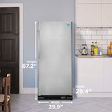 Danby Designer 17.0 cu. ft. Apartment Size Fridge in Stainless Steel Look - (DAR170A3BSLDD)