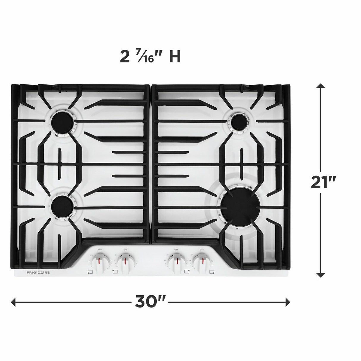 Frigidaire 30" Gas Cooktop - (FCCG3027AW)