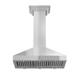 ZLINE Convertible Vent Wall Mount Range Hood in Stainless Steel with Crown Molding (KL3CRN) - (KL3CRN30)